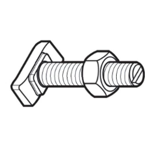GEWINDEPLATTEN FÜR HAMMERKOPFSCHRAUBEN Halfenschrauben Halfenmuttern Typ 40 22 173874795536